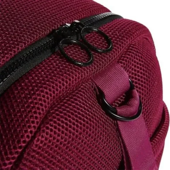 NWT Adidas VFA 2 Backpack Womens Red Maroon Padded Laptop Sleeve 2 Side Pockets - Picture 4 of 7